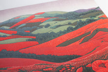 Load image into Gallery viewer, Original Linocut Print | 'Poppies Unveiled'