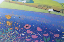 Load image into Gallery viewer, Original Linocut Print | 'Sea of Tranquility'