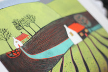 Load image into Gallery viewer, Original Linocut Print | 'A Glorious Spring Day'