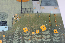 Load image into Gallery viewer, Original Linocut Print | 'Green Haven'