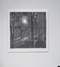 Load image into Gallery viewer, 'Whispers of Moonlight' | Original Linocut Print