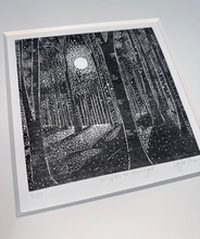Load image into Gallery viewer, 'Whispers of Moonlight' | Original Linocut Print