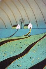 Load image into Gallery viewer, Original Linocut Print | 'The Fields of Happiness'