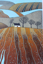 Load image into Gallery viewer, Original Linocut Print | 'In the Tide of Autumn Leaves'