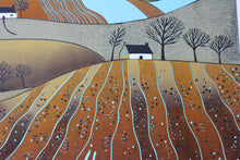 Load image into Gallery viewer, Original Linocut Print | 'In the Tide of Autumn Leaves'