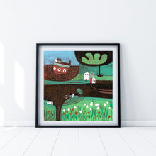 Load image into Gallery viewer, Original Linocut Print | ‘Autumn Days’