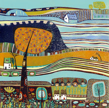 Load image into Gallery viewer, Original Linocut Print | &#39;Across the Meadow&#39;