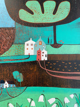Load image into Gallery viewer, Original Linocut Print | ‘Autumn Days’