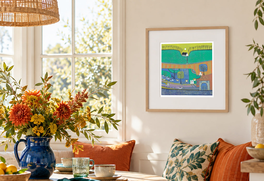How to Choose Original Art for Your Home: Colour, Size and Placement