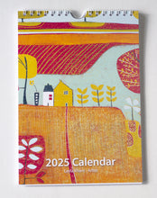 Load image into Gallery viewer, A4 Wall Calendar 2025 - Spiral Art Calendar A4