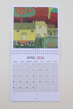Load image into Gallery viewer, Square Colourful 2026 Wall Calendar - 20 x 20 cm