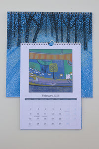 A4 Colourful 2026 Wall Calendar