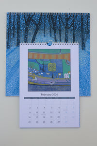 A5 Colourful 2026 Wall Calendar