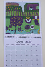 Load image into Gallery viewer, Square Colourful 2026 Wall Calendar - 20 x 20 cm