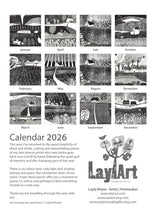 Load image into Gallery viewer, A4 Wall Calendar 2026