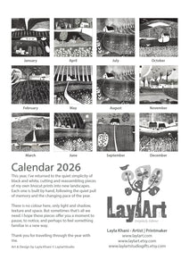 A4 Wall Calendar 2026