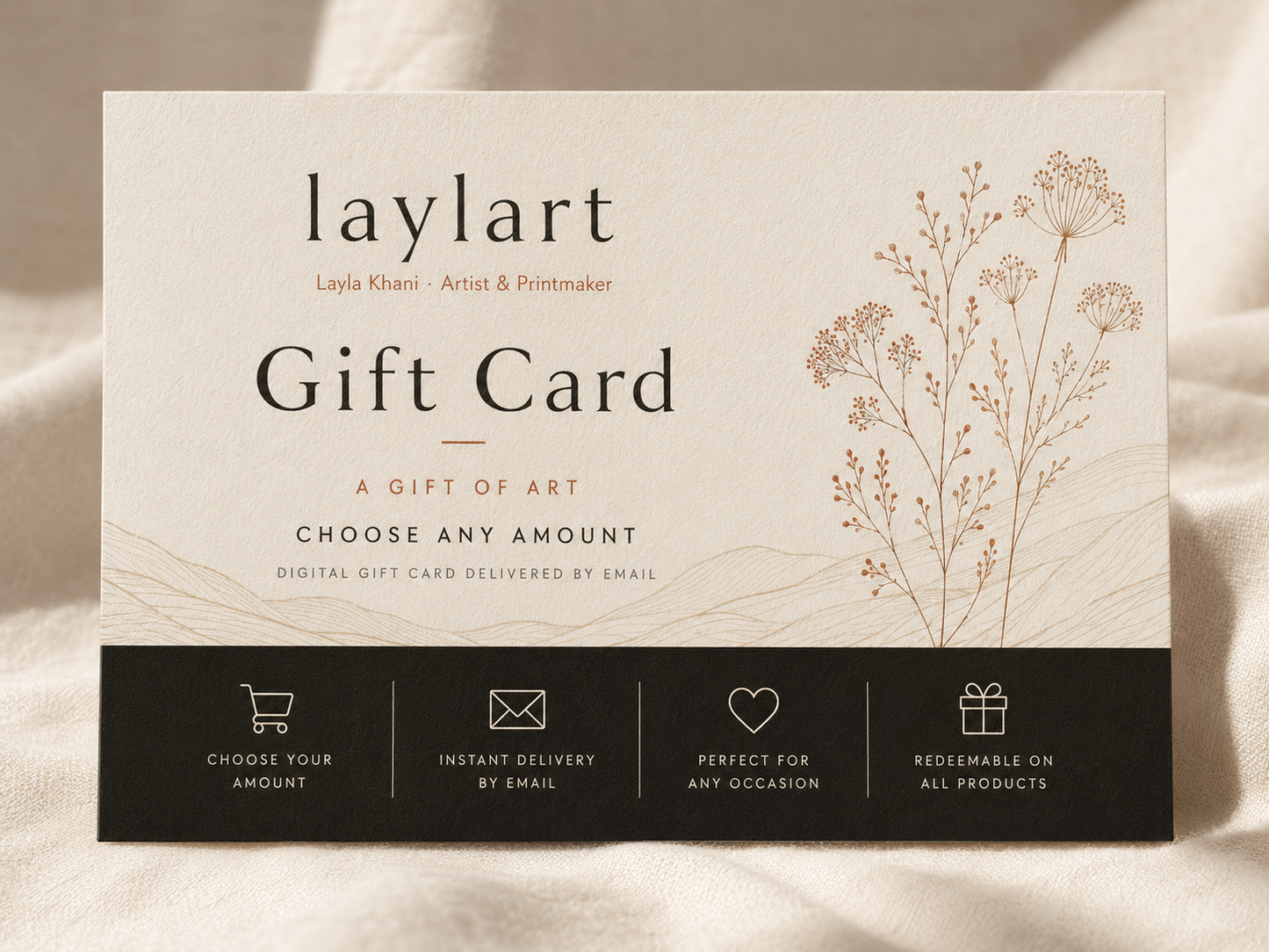 Laylart Studio Gift Card