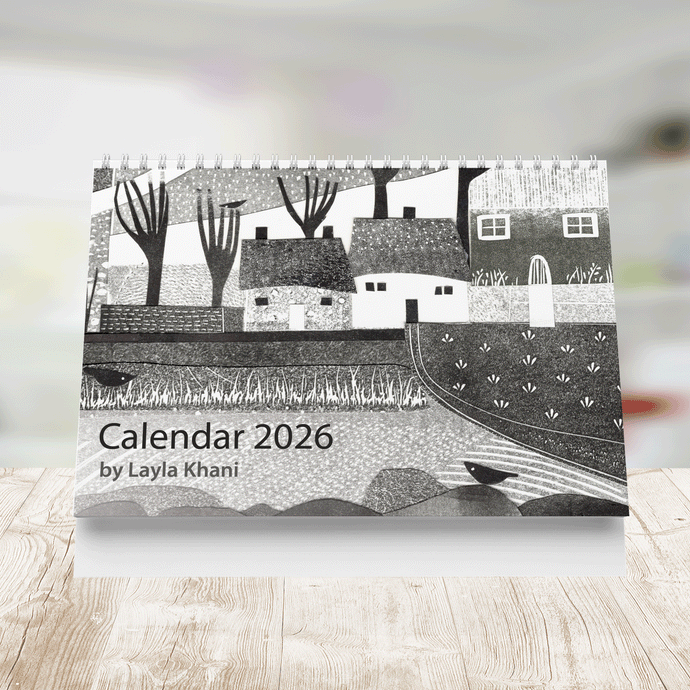 A5 2026 Desk Calendar