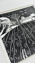 Load image into Gallery viewer, &#39;Late Winter Fields&#39; | Framed Original Handmade Collage