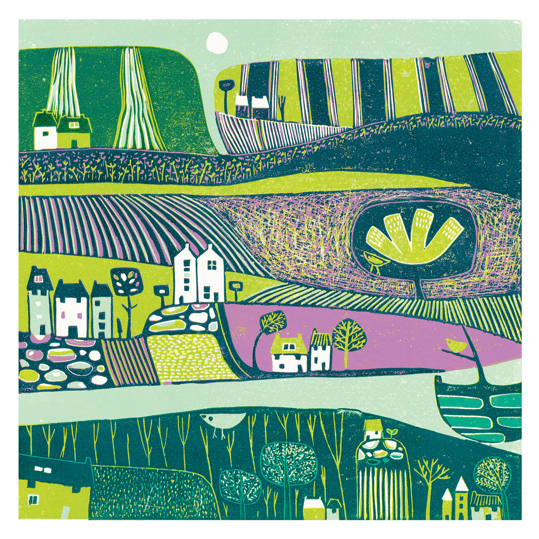 Greetings Card | 'Green Valley'