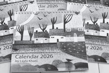 Load image into Gallery viewer, Small Square 2026 Wall Calendar