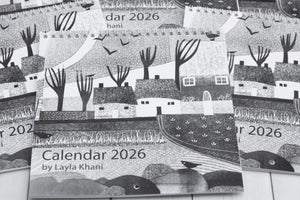 Large Square 2026 Wall Calendar Planner