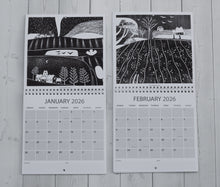 Load image into Gallery viewer, Small Square 2026 Wall Calendar