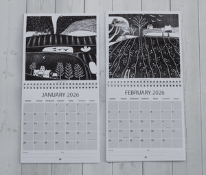 Small Square 2026 Wall Calendar