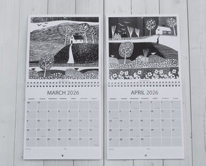 Large Square 2026 Wall Calendar Planner