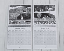 Load image into Gallery viewer, Small Square 2026 Wall Calendar