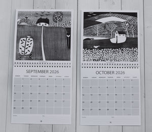 Large Square 2026 Wall Calendar Planner