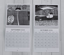 Load image into Gallery viewer, Small Square 2026 Wall Calendar
