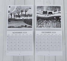 Load image into Gallery viewer, Small Square 2026 Wall Calendar