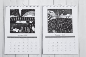 A5 Wall Calendar 2026