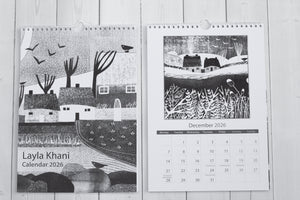 A4 Wall Calendar 2026