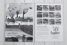 Load image into Gallery viewer, A5 Wall Calendar 2026