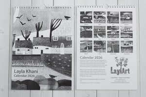 A5 Wall Calendar 2026