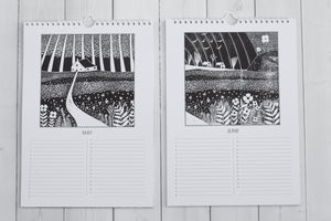 A5 Wall Calendar 2026