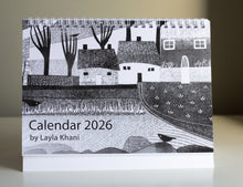 Load image into Gallery viewer, A5 2026 Desk Calendar