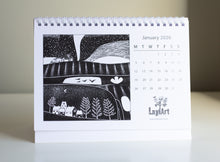 Load image into Gallery viewer, A5 2026 Desk Calendar