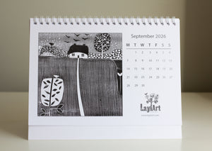 A5 2026 Desk Calendar