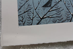 Detail from the blemish on paper