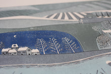 Load image into Gallery viewer, Capturing the Essence: The Tranquil Countryside in Shades of Blue