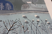 Load image into Gallery viewer, Close-up Detail: Snow-laden Trees in &#39;Wild Winter&#39; Pinout Print