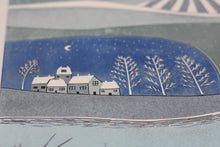 Load image into Gallery viewer, Original Linocut Print | &#39;Wild Winter&#39; -Artist Proof