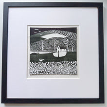 Load image into Gallery viewer, &#39;When the Leaves Let Go&#39; | Framed Original Handmade Collage