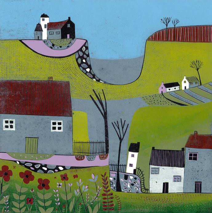 Greetings Card | 'The Shores Above the Hills'