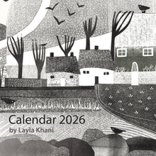 Load image into Gallery viewer, Large Square 2026 Wall Calendar Planner