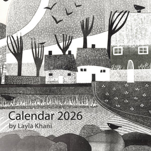 Large Square 2026 Wall Calendar Planner