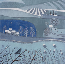 Load image into Gallery viewer, Original Linocut Print | &#39;Wild Winter&#39; -Artist Proof
